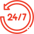 Atendimento 24 horas 7 dias por semana